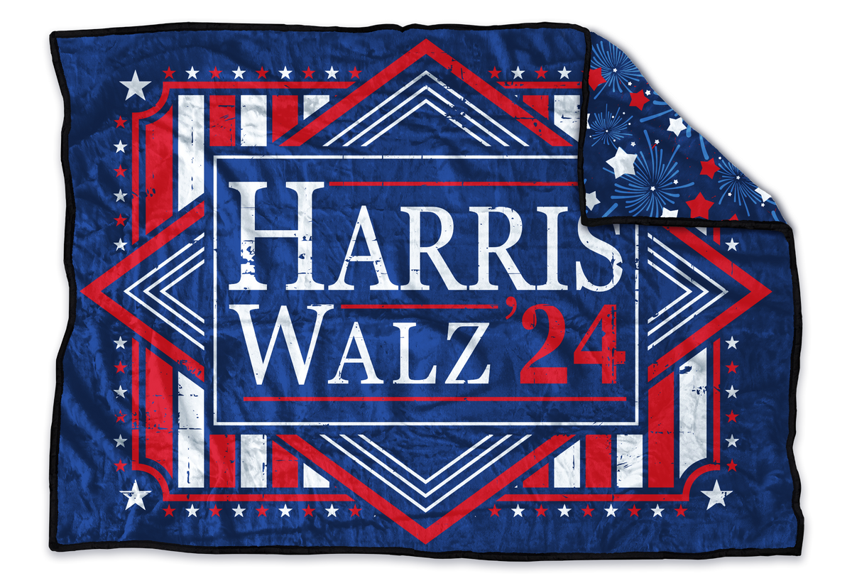 Harris Walz 2024 Nubay Soft™ Blanket  – Premium Commemorative Blanket for Supporters