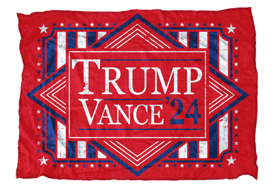 Trump & Vance 2024 Red Nubay Soft™ Blanket  – Premium Commemorative Blanket for Supporters