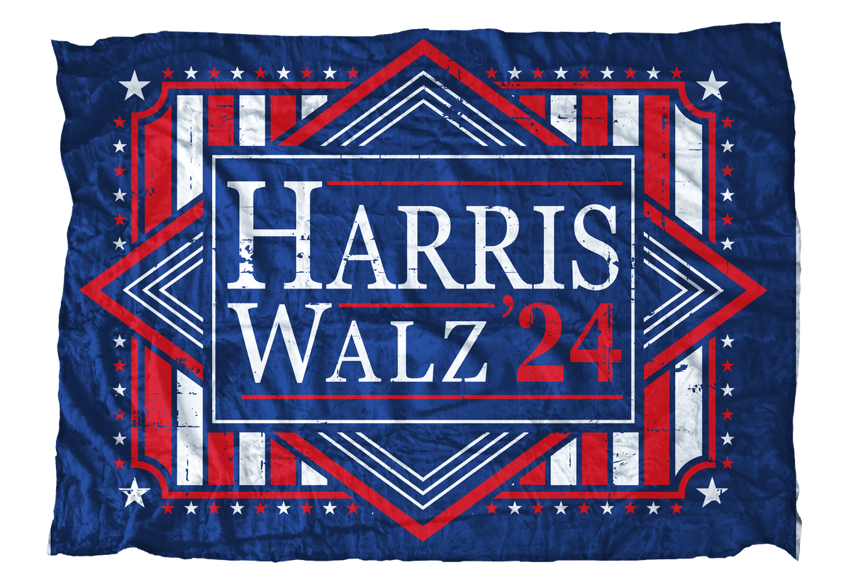 Harris Walz 2024 Nubay Soft™ Blanket  – Premium Commemorative Blanket for Supporters